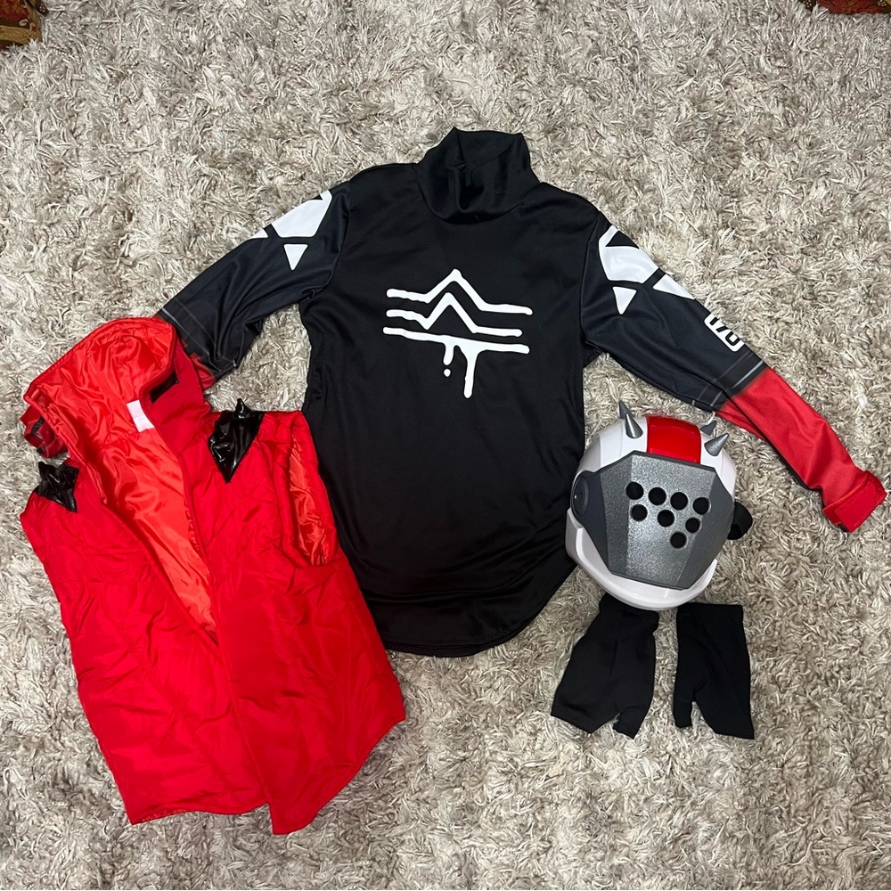 Spirit X-Lord Youth Costume with Red and Black